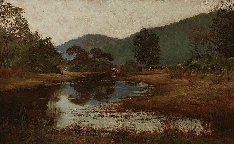 Julian Ashton A Waterhole on the Hawkesbury Germany oil painting art